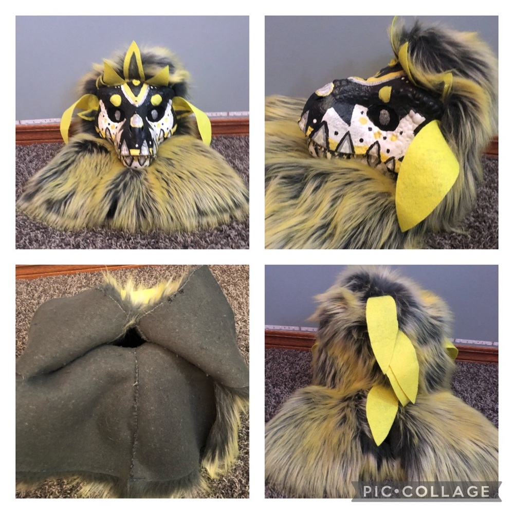Dino mask fully body suit